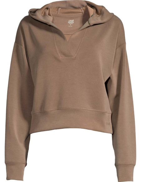 Peachy V-Neck Hoodie