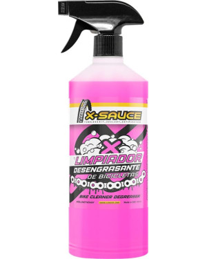 X-SAUCE LIMPIADOR DESENGRASANTE DE BICICLETAS 900 ML  ROSA