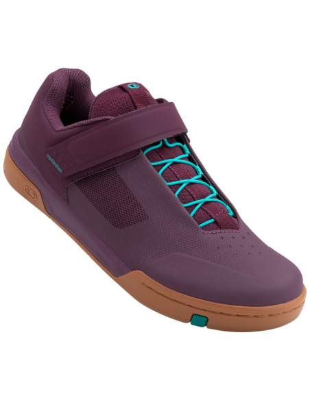 CRANK BROTHERS SHOES STAMP SPEEDLACE PURPLE TEAL BLUE - GUM