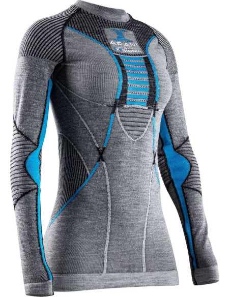 CAMISETA ML C REDONDO APANI 4.0 MERINO MUJER