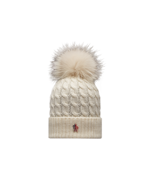 WOOL BEANIE WITH POM POM