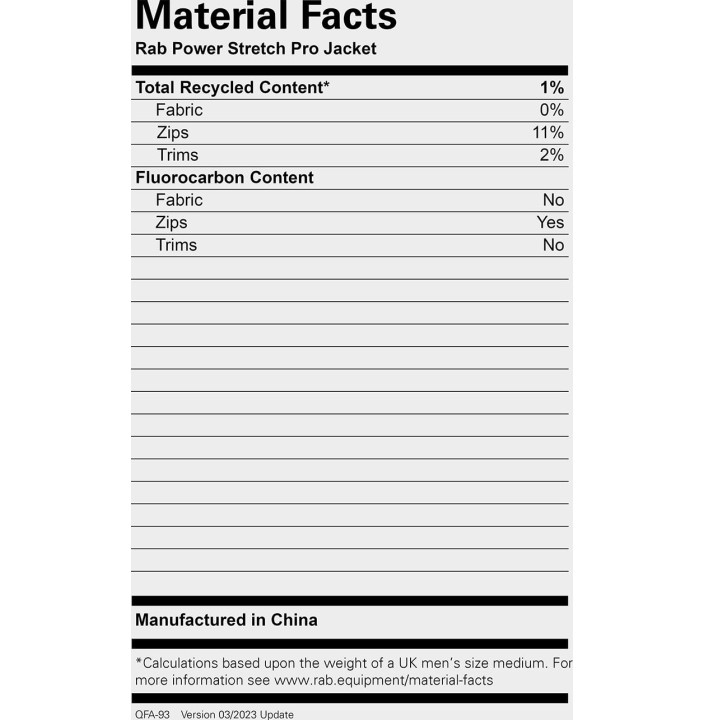 POWER STRETCH PRO JACKET