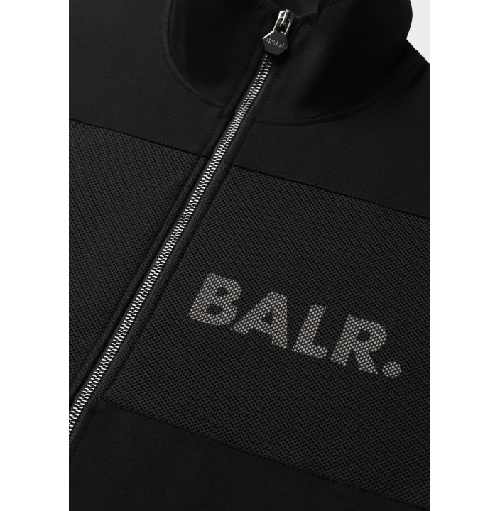 LOUIS SLIM MESH TRACK JACKET