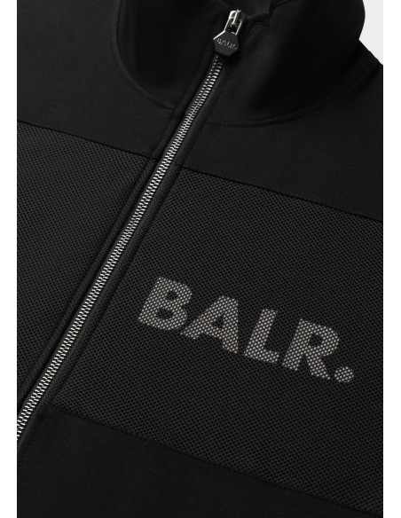 LOUIS SLIM MESH TRACK JACKET