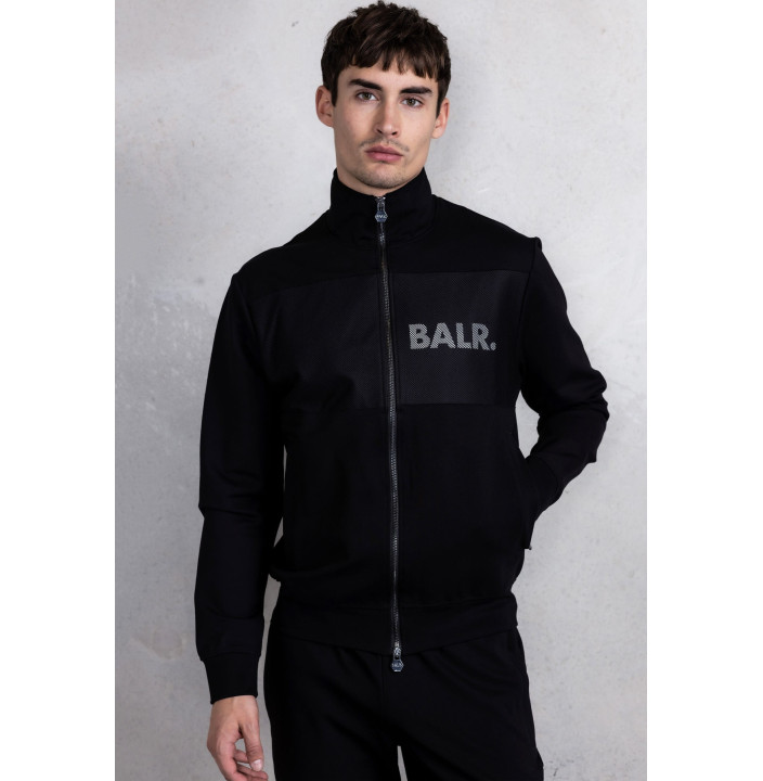LOUIS SLIM MESH TRACK JACKET