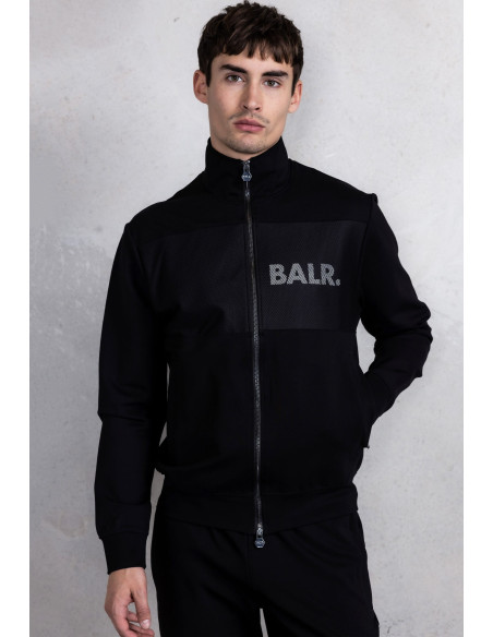 LOUIS SLIM MESH TRACK JACKET