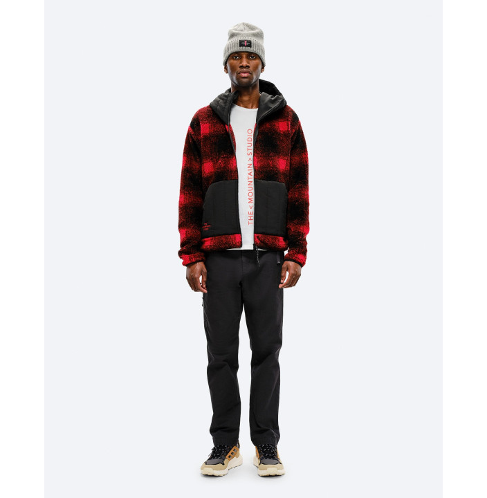 CASHMERE MIX CROSS LOGO BEANIE