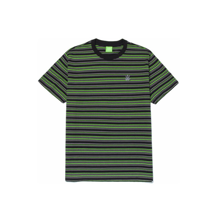 CROWN STRIPE S S KNIT TOP