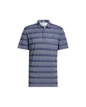 MENS TWO COLOR STRIPE PRIMEGREEN POLO SHIRT