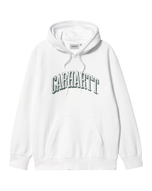 HOODED SCRAWL SWEAT
