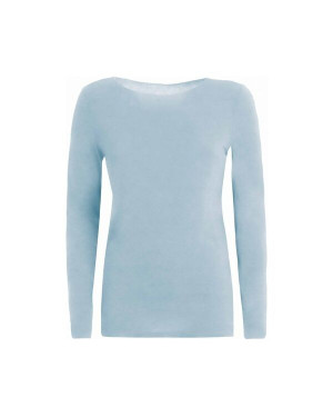 CASHMERE BLEND BOATNECK T-SHIRT