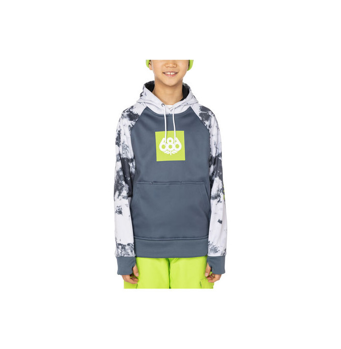 BOYS BONDED FLC PULLOVER HOODY