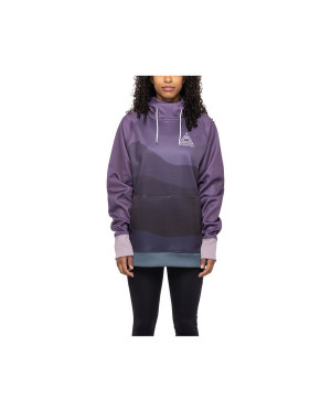 WOMEN BONDED FLEECE PULLOVER HOODY