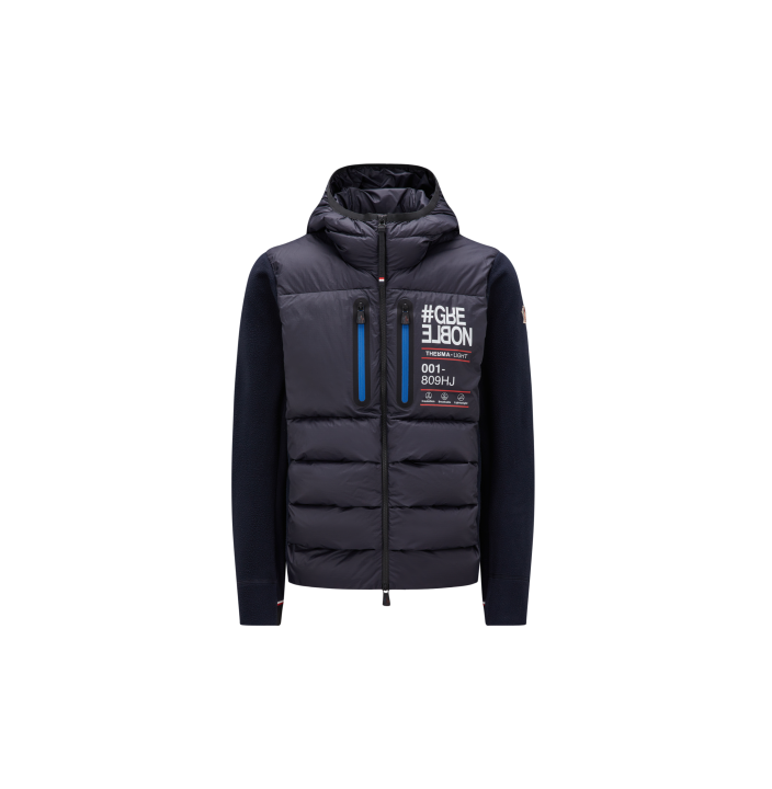 PADDED FLEECE ZIP-UP HOODIE