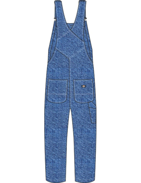 DICKIES CLASSC DNM BIB W