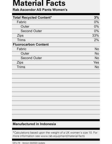 ASCENDOR AS PANTS WMNS