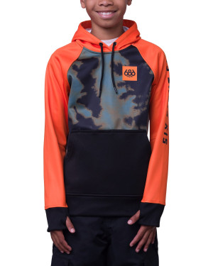 BOYS BONDED FLC PULLOVER HOODY