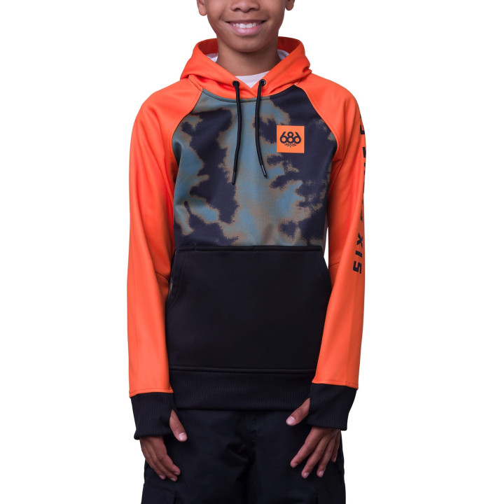 BOYS BONDED FLC PULLOVER HOODY