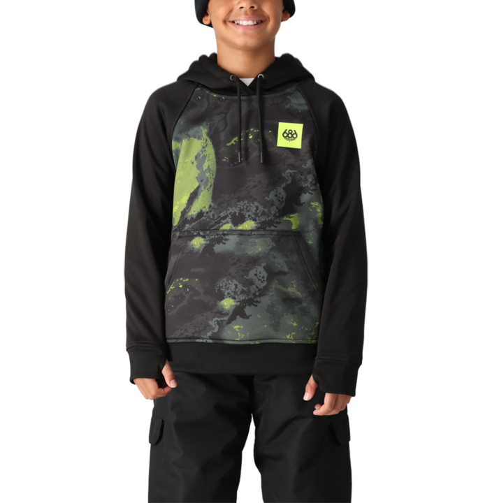 BOYS BONDED FLC PULLOVER HOODY